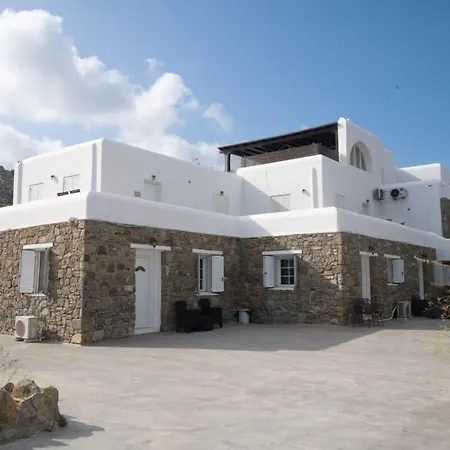 Dual Apts With Pool Ideal For 10 Guests In Mykonos Apartmán