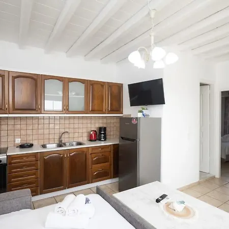 Dual Apts With Pool Ideal For 10 Guests In Mykonos Apartmán Plintri